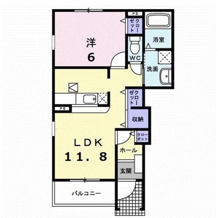 御殿場駅 徒歩18分 1階の物件間取画像